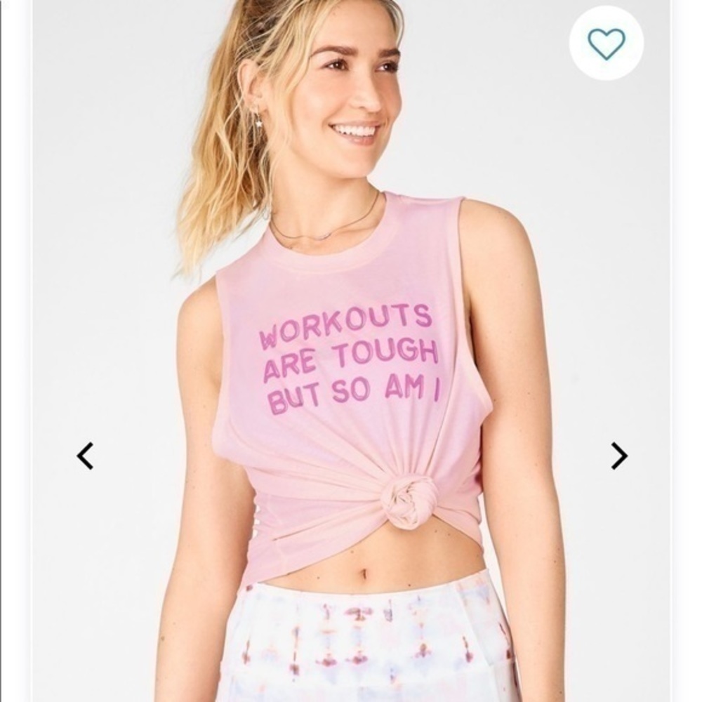 Fabletics Pink Workout Tank Size Small - Picture 6 of 11